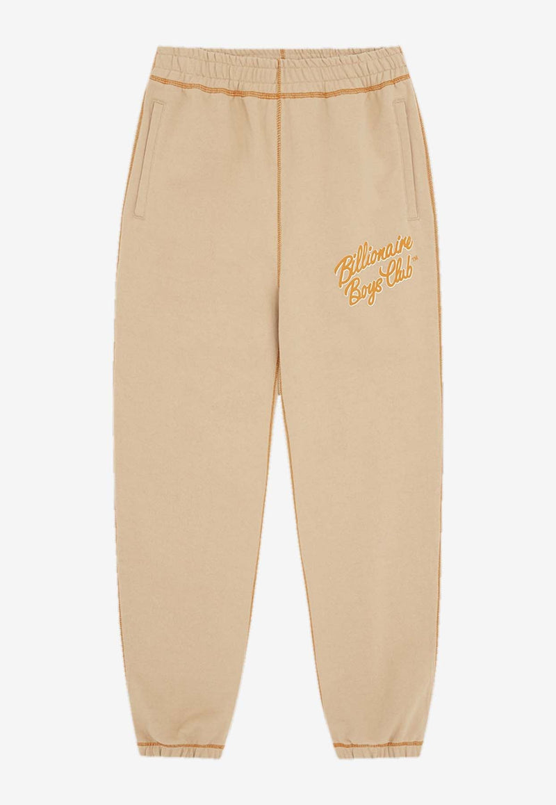 Script Logo Print Track Pants