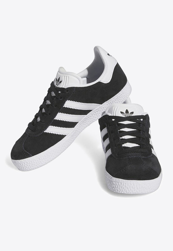 Girls Gazelle Low-Top Suede Sneakers