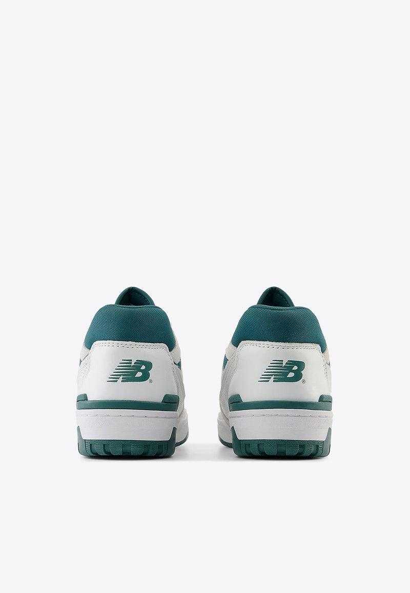550 Low-Top Sneakers in White and Vintage Teal Leather