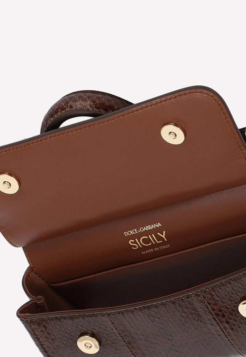 Small Sicily Crystal-Embellished Bag