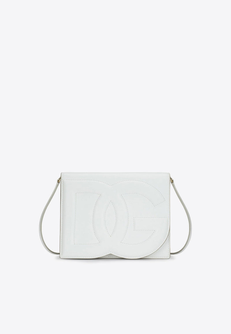 DG Logo Calf Leather Crossbody Bag