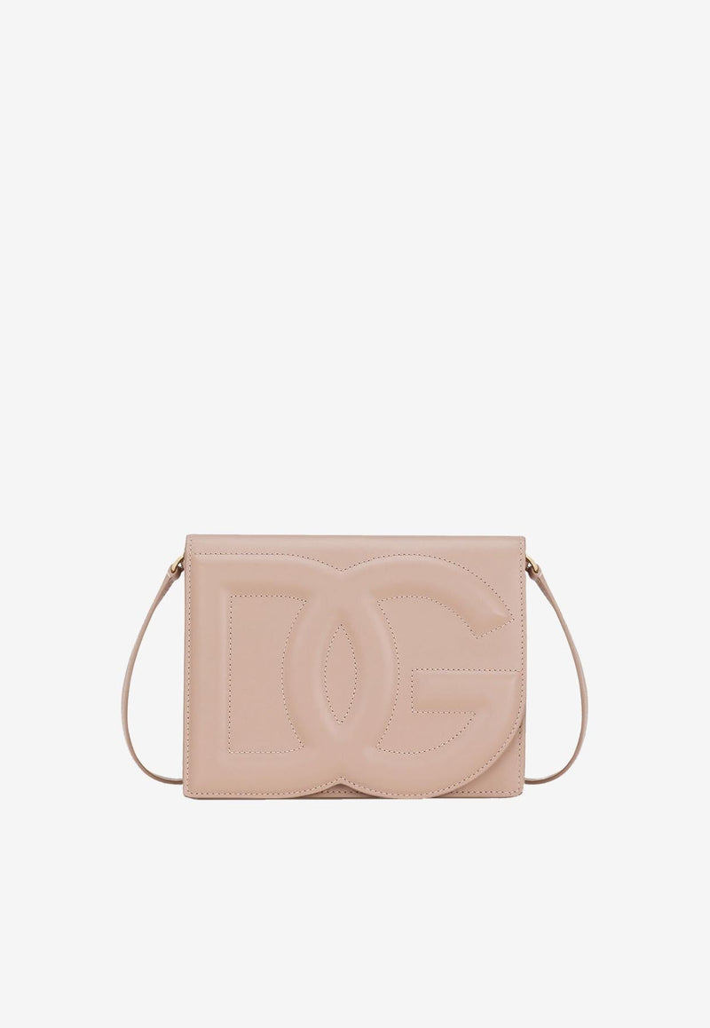 DG Logo Crossbody Bag in Calf Leather