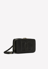 Small Logo Camera Bag in Calf Leather