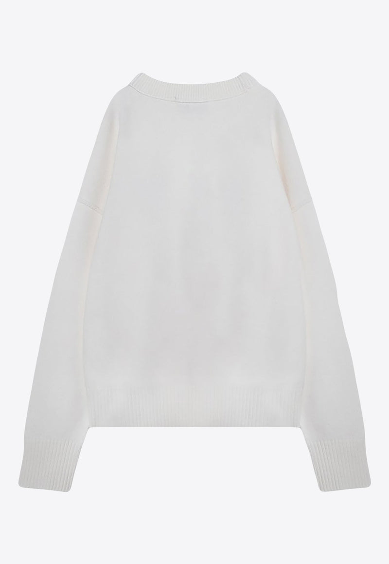 Ami De Coeur Intarsia Knit Sweater