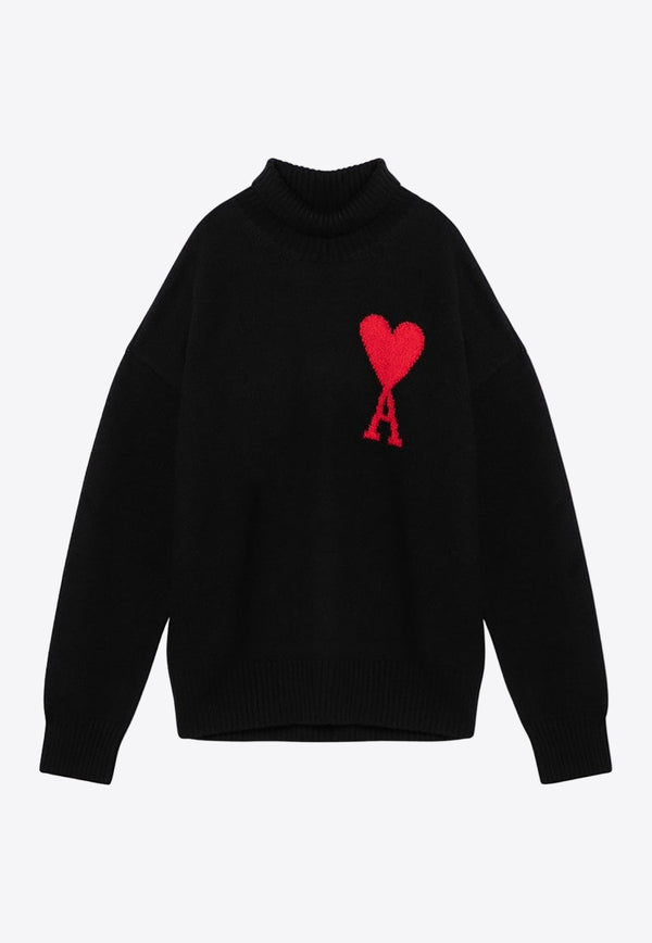 Ami De Coeur High-Neck Sweater