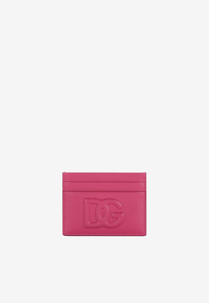 DG Logo Cardholder in Calf Leather