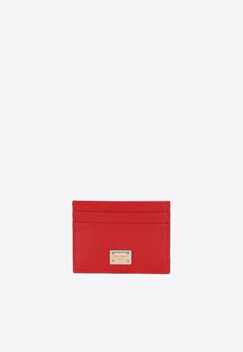 Calfskin Cardholder with DG Logo