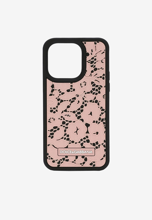 Lace Pattern iPhone 14 Pro Cover