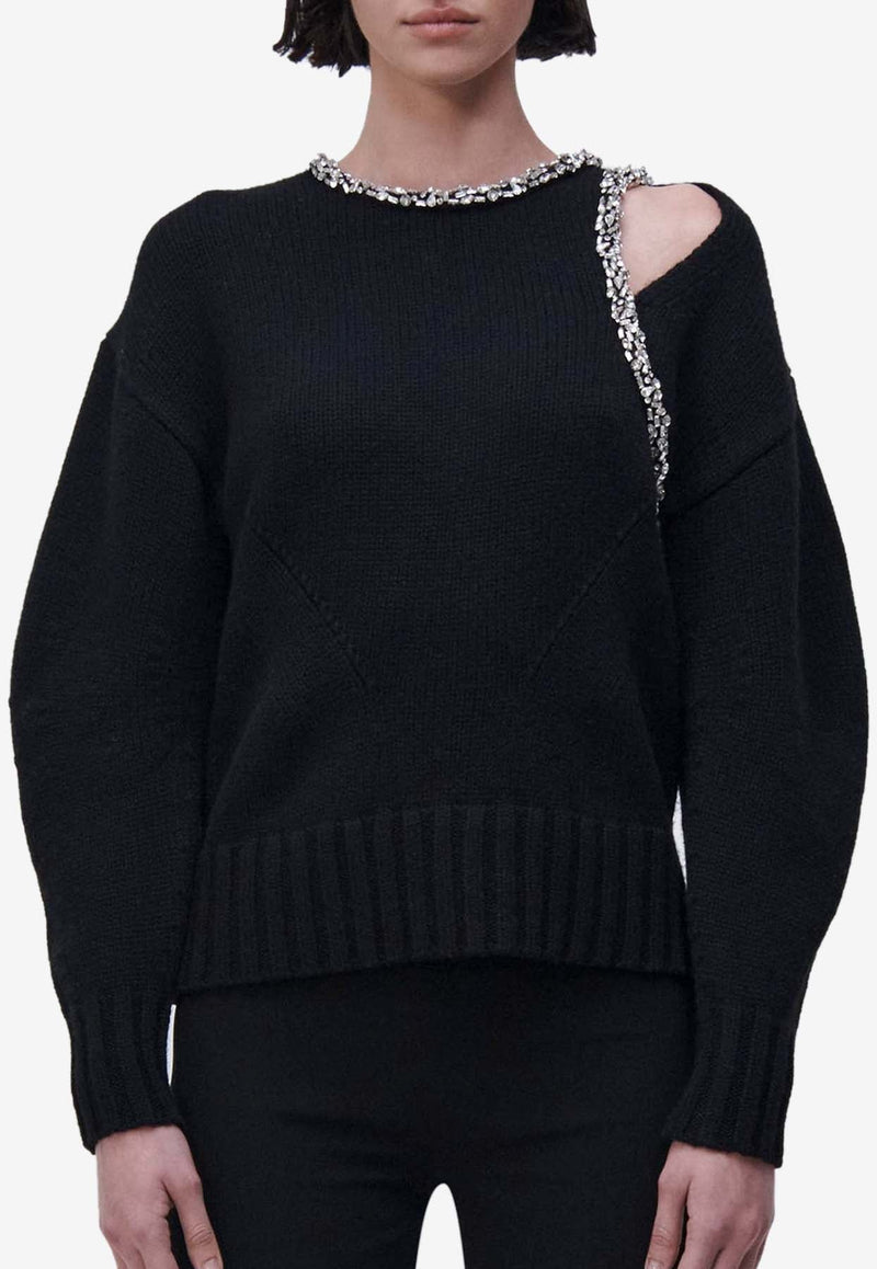 Monroe Crystal-Embellished Sweater