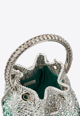 Crystal-Embellished Bon Bon Bucket Bag