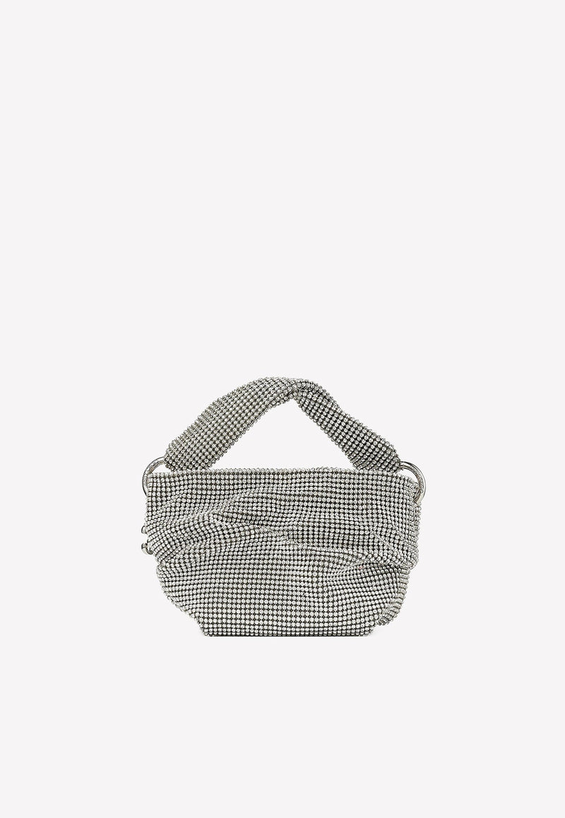 Bonny Crystal Mesh Top Handle Bag