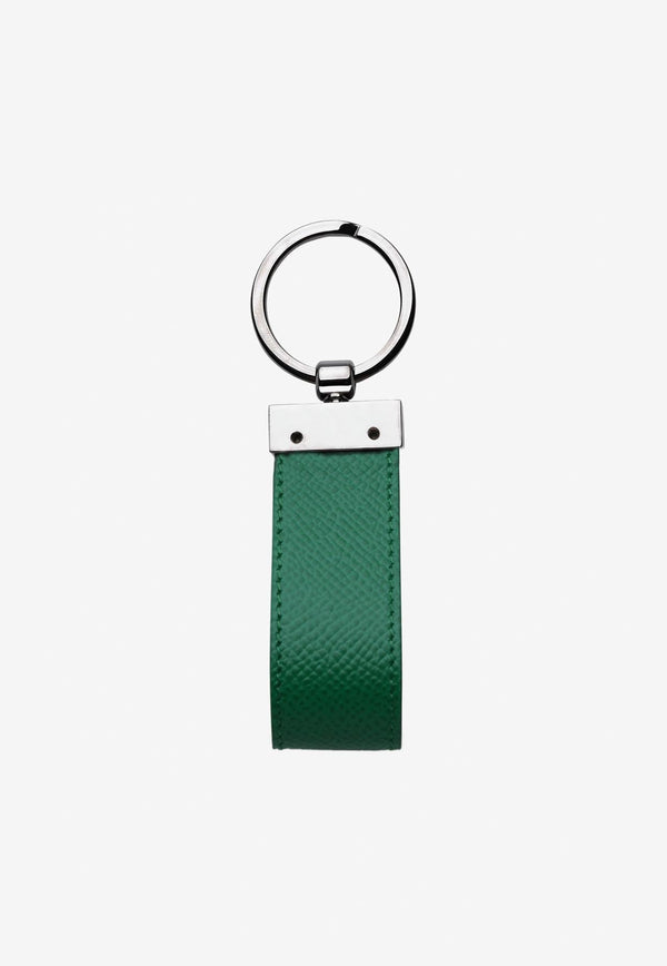 Logo Leather Key Ring