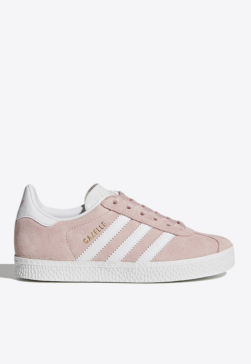 Girls Gazelle Low-Top Suede Sneakers