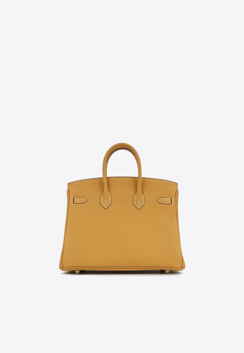 Birkin 25 in Naturel Sable Togo Leather with Gold Hardware