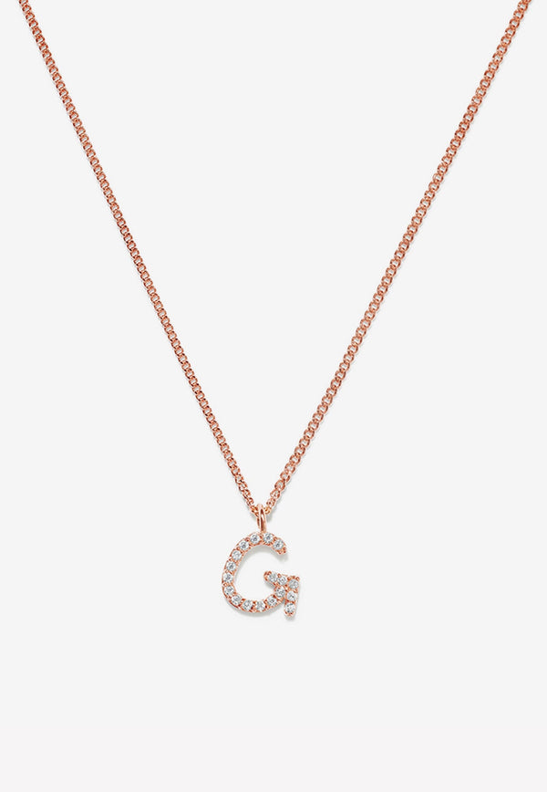 Bobbi Alphabet G Necklace