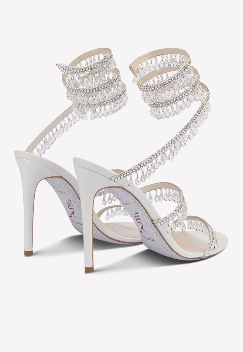 Chandelier 105 Crystal-Embellished Sandals