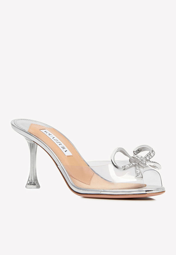 Carrie 75 Crystal Bow Mules