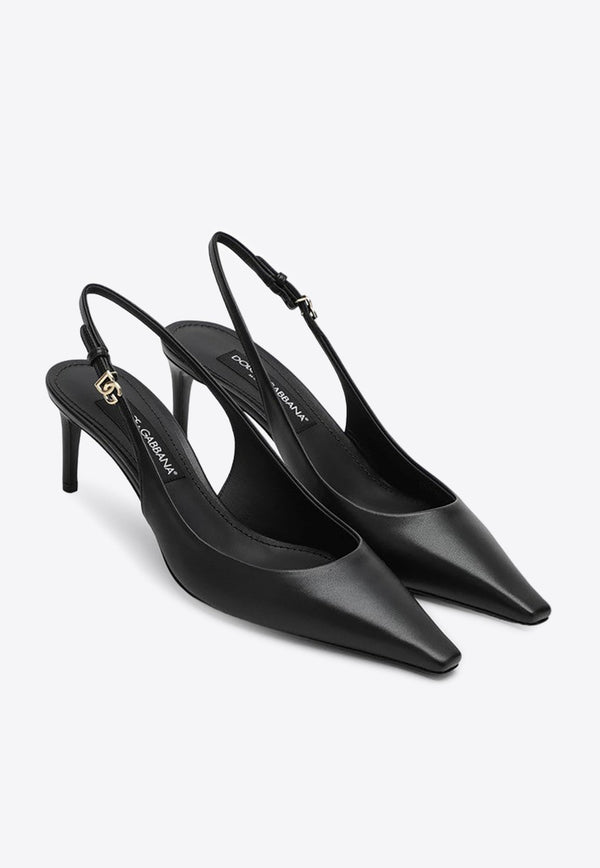 Mun 60 Nappa Leather Slingback Pumps