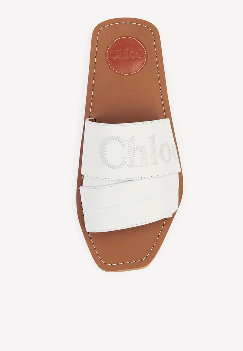 Logo Woody Flat Mules