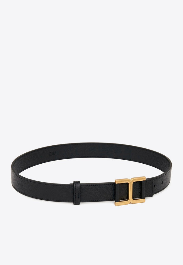 C-Logo Leather Belt