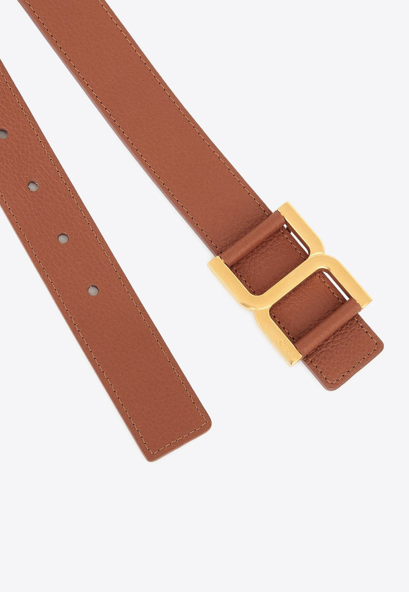 Marcie Buckle Leather Belt