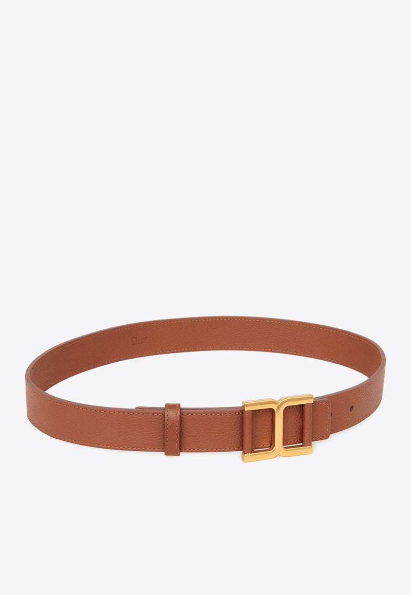 Marcie Buckle Leather Belt