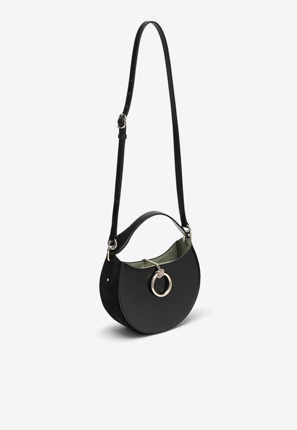 Small Arlène Leather Shoulder Bag