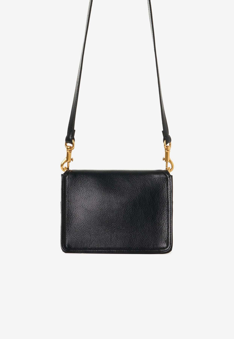 Mini Cape Crossbody Bag in Grained Leather