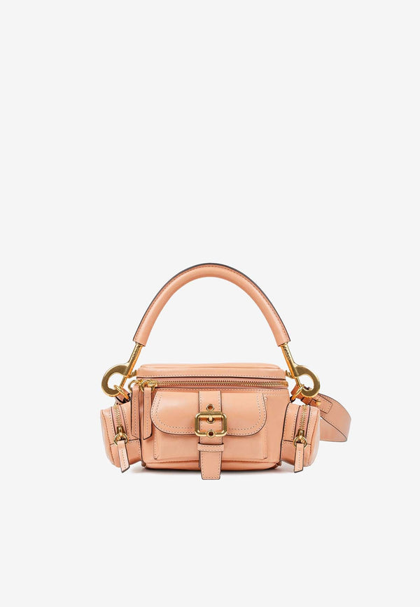 Small Shoulder Bag in Shiny Leather