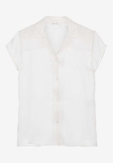 X Atelier Jolie Short-Sleeved Silk Shirt