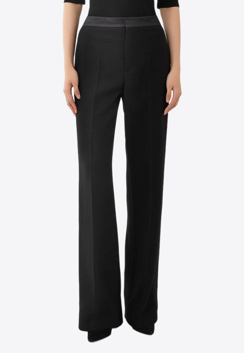 Wool Straight-Leg Pants