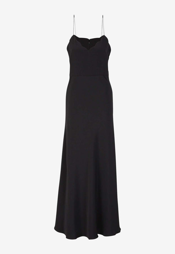 X Atelier Jolie Silk Maxi Dress