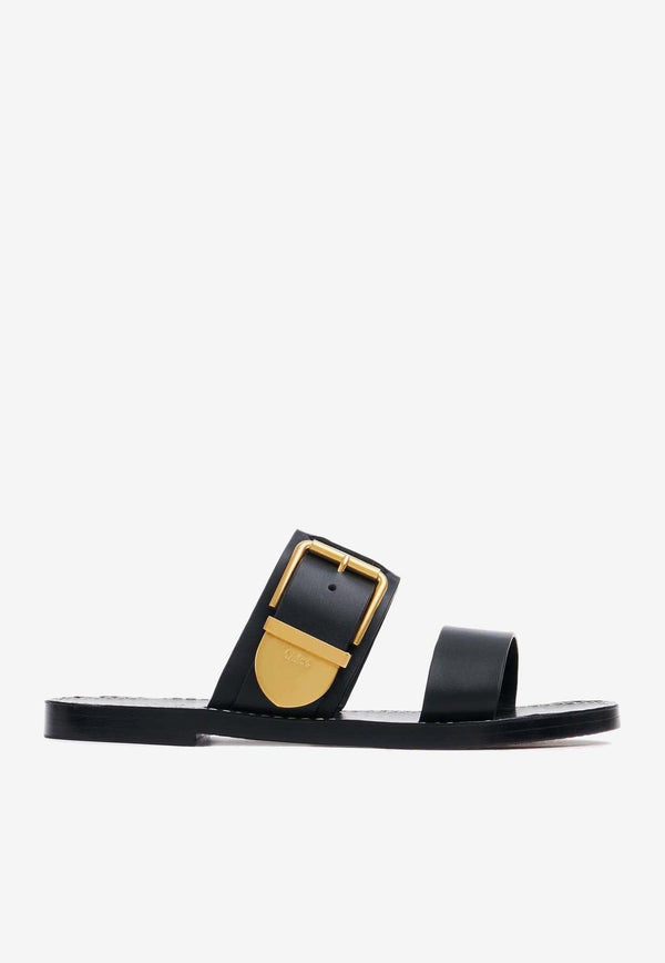 Rebecca Leather Slides