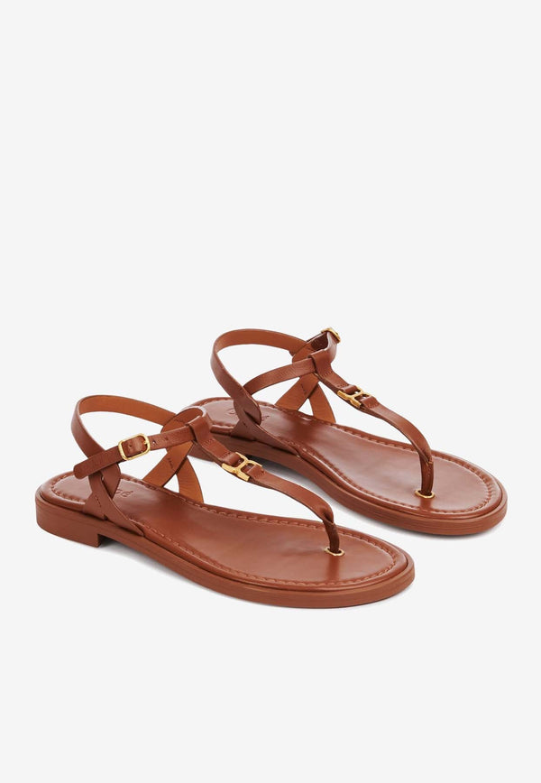 Marcie Flat Leather Sandals