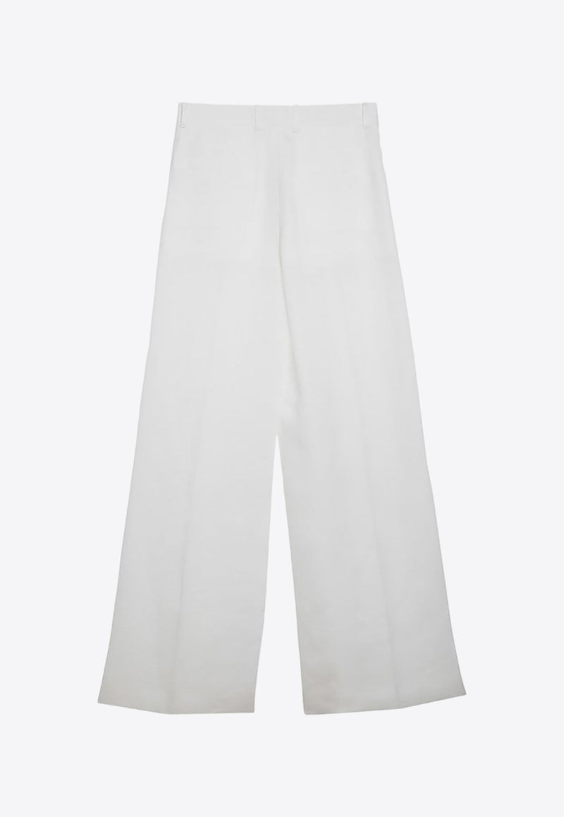 Wide-Leg Tailored Pants