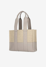 Paneled Woody Tote Bag