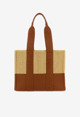 Paneled Woody Tote Bag