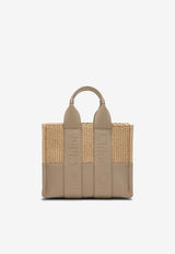Small Paneled Woody Tote Bag