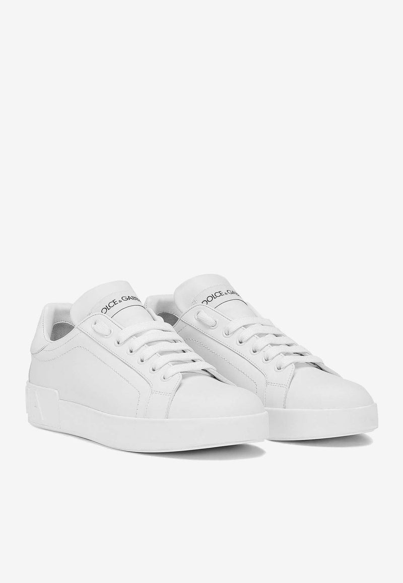 Portofino Leather Low-Top Sneakers