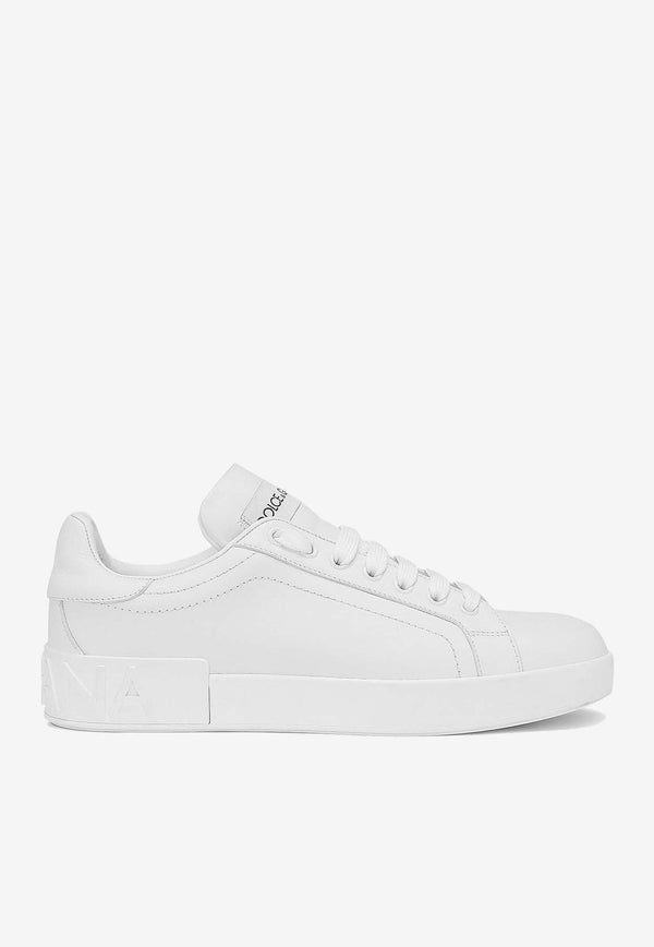 Portofino Leather Low-Top Sneakers