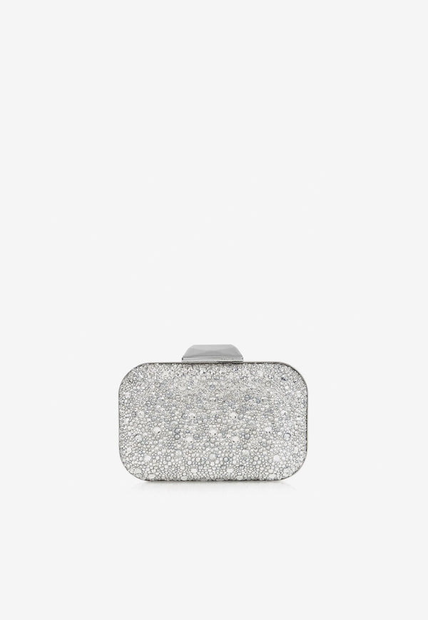Cloud Crystal Covered Clutch