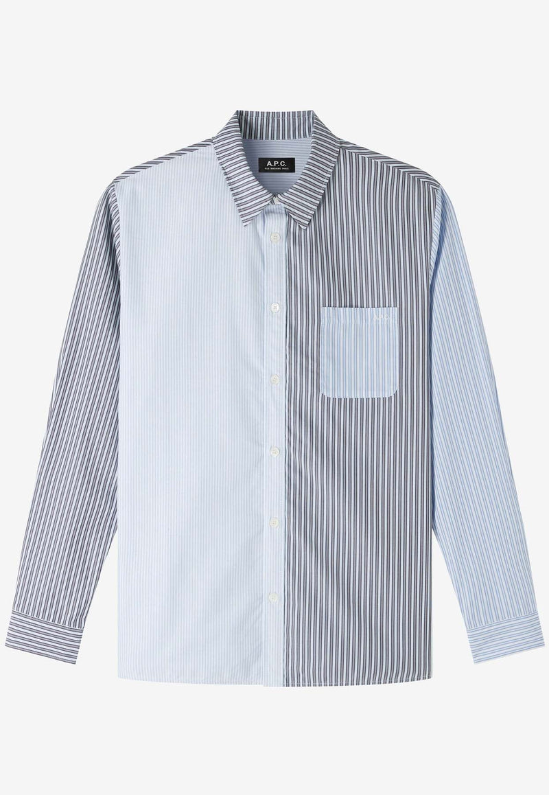 Erwann Striped Long-Sleeved Shirt