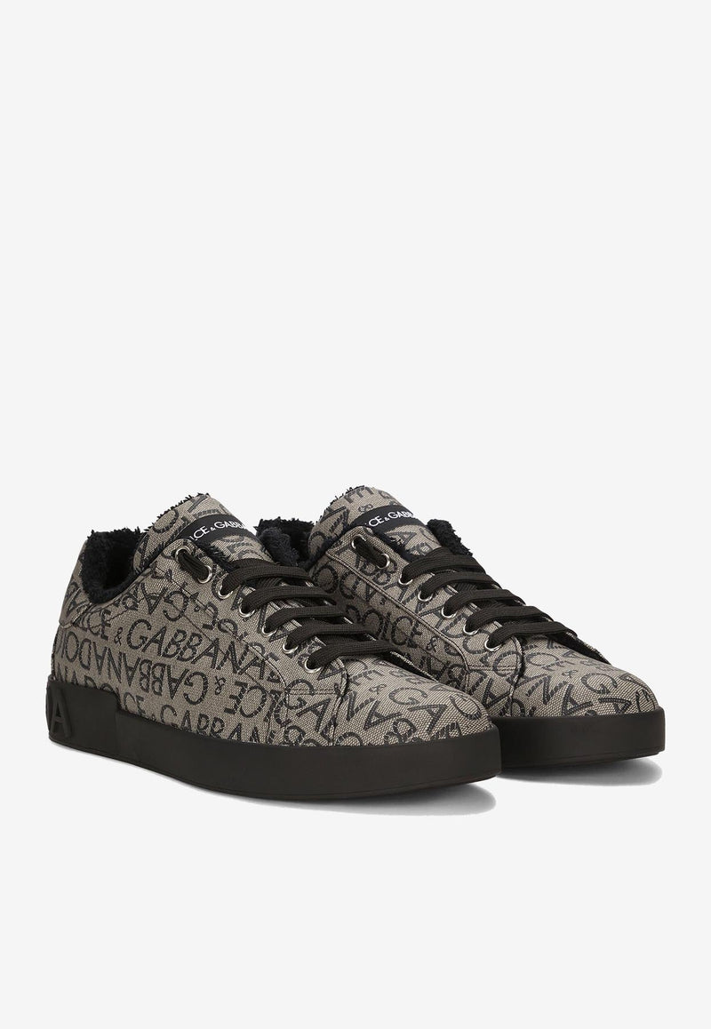 Jacquard Portofino Low-Top Sneakers