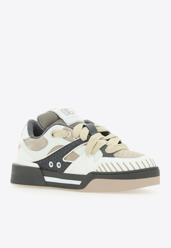 New Roma Paneled Low-Top Sneakers