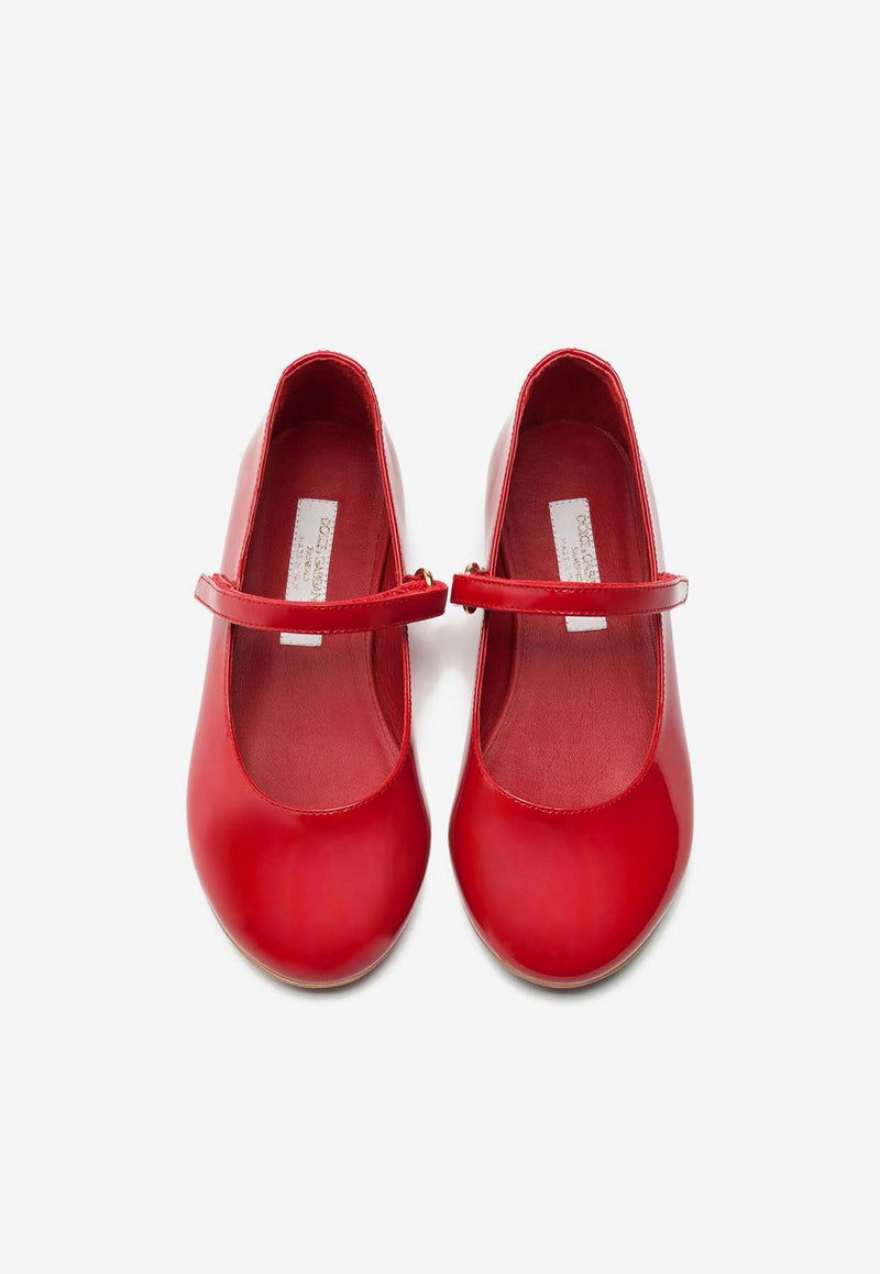 Girls Patent Leather Mary Jane Flats