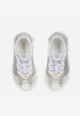 Girls Rhinestone Embellished NS1 Sneakers