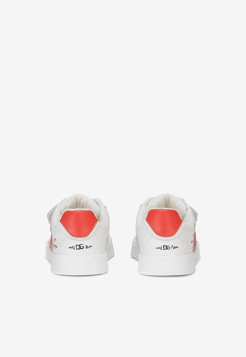 Girls Portofino DG Logo Sneakers