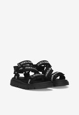 Boys Logo Grosgrain Sandals