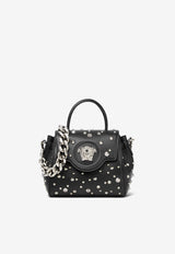 Small La Medusa Spiked Top Handle Bag