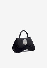 Divine Satin Top Handle Bag